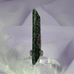 Polished flat piece of Pink Spinel in Aventurine crystal 15.9g SN32875