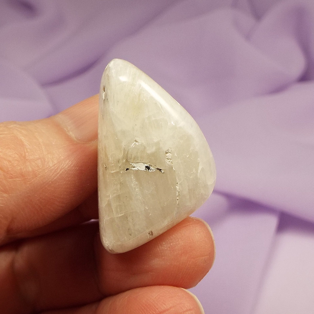 Rare Strontianite tumble stone 13.9g SN47320