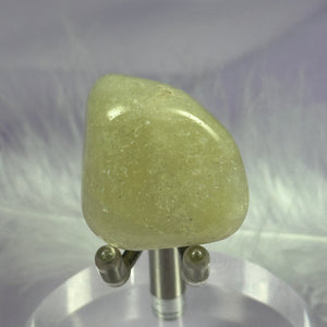 Rare Quartz with Sulphur tumble stone, Golden Sun Quartz 17.2g SN37675