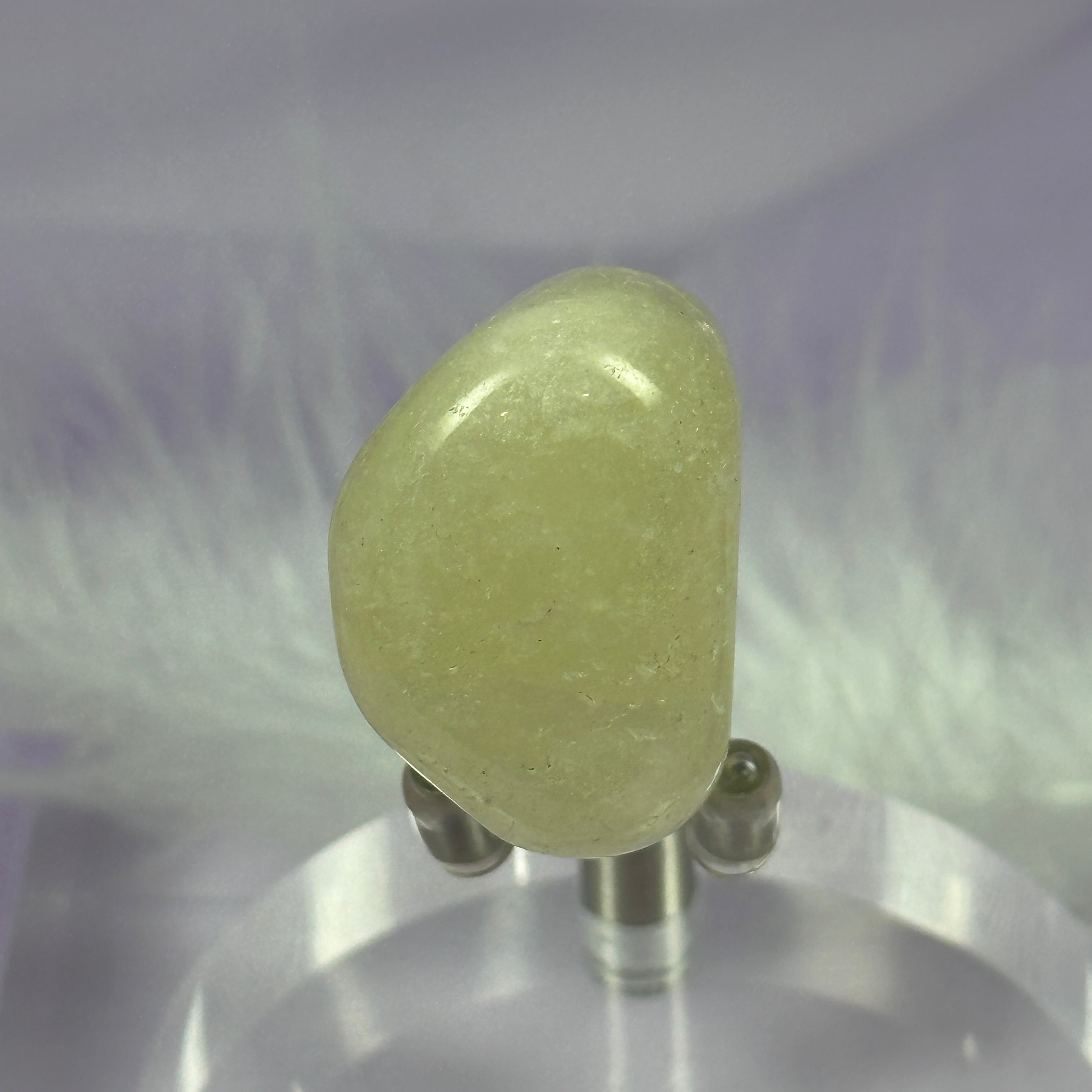 Rare Quartz with Sulphur tumble stone, Golden Sun Quartz 17.2g SN37675