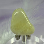 Rare Quartz with Sulphur tumble stone, Golden Sun Quartz 16.2g SN37676