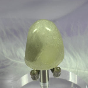 Rare Quartz with Sulphur tumble stone, Golden Sun Quartz 18.3g SN37677