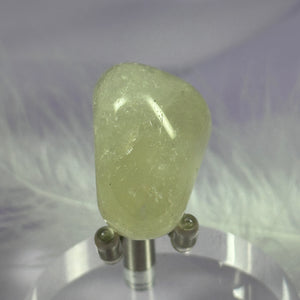 Rare Quartz with Sulphur tumble stone, Golden Sun Quartz 18.3g SN37677