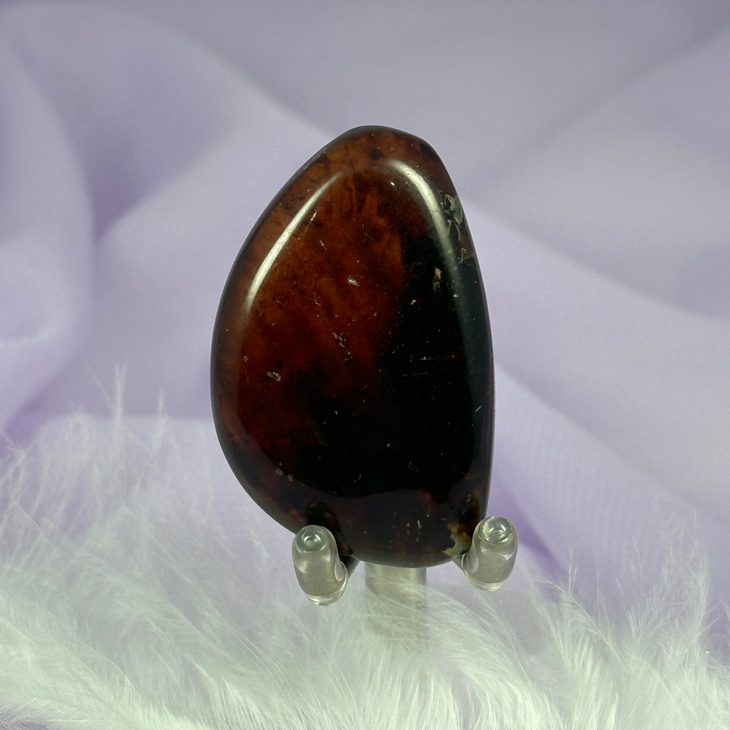 Rare tumble polished piece of Sumatran Red Amber 7.8g SN55450