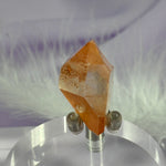 Rare small natural Peach, Tangerine Lemurian Seed Quartz point 9.5g SN24096