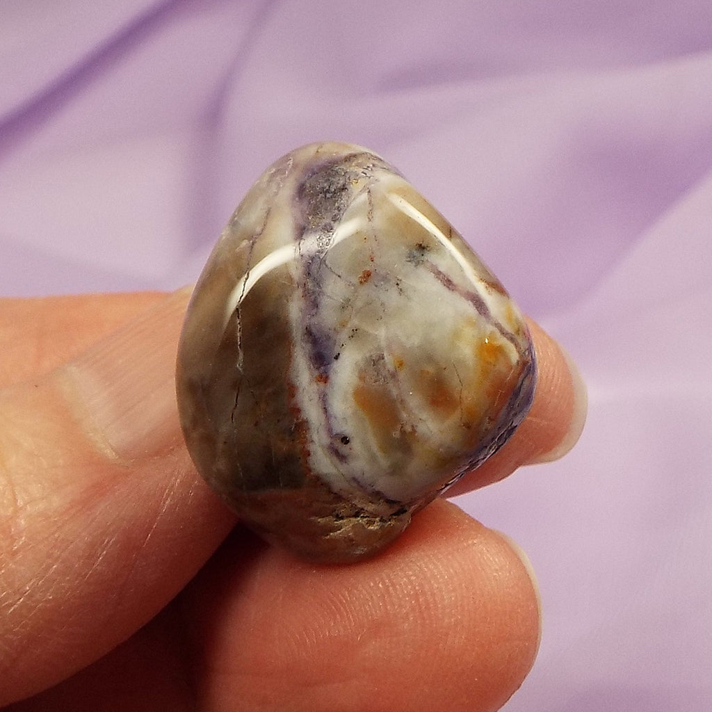 Rare B grade Tiffany Stone, USA tumble stone 10.2g SN35511