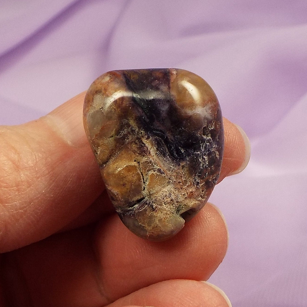 Rare B grade Tiffany Stone, USA tumble stone 10.4g SN35513