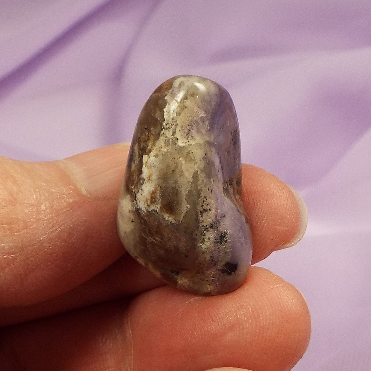 Rare B grade Tiffany Stone, USA tumble stone 8.8g SN35514