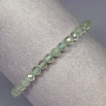 Topaz crystal faceted bead bracelet 9.3g SN54033