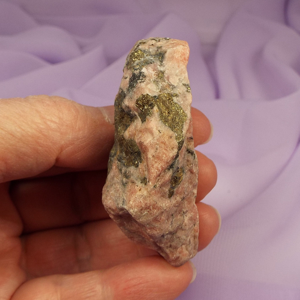 Wagnerite, Triplite and Rhodonite, approx 4-6cm (1pc) NETT