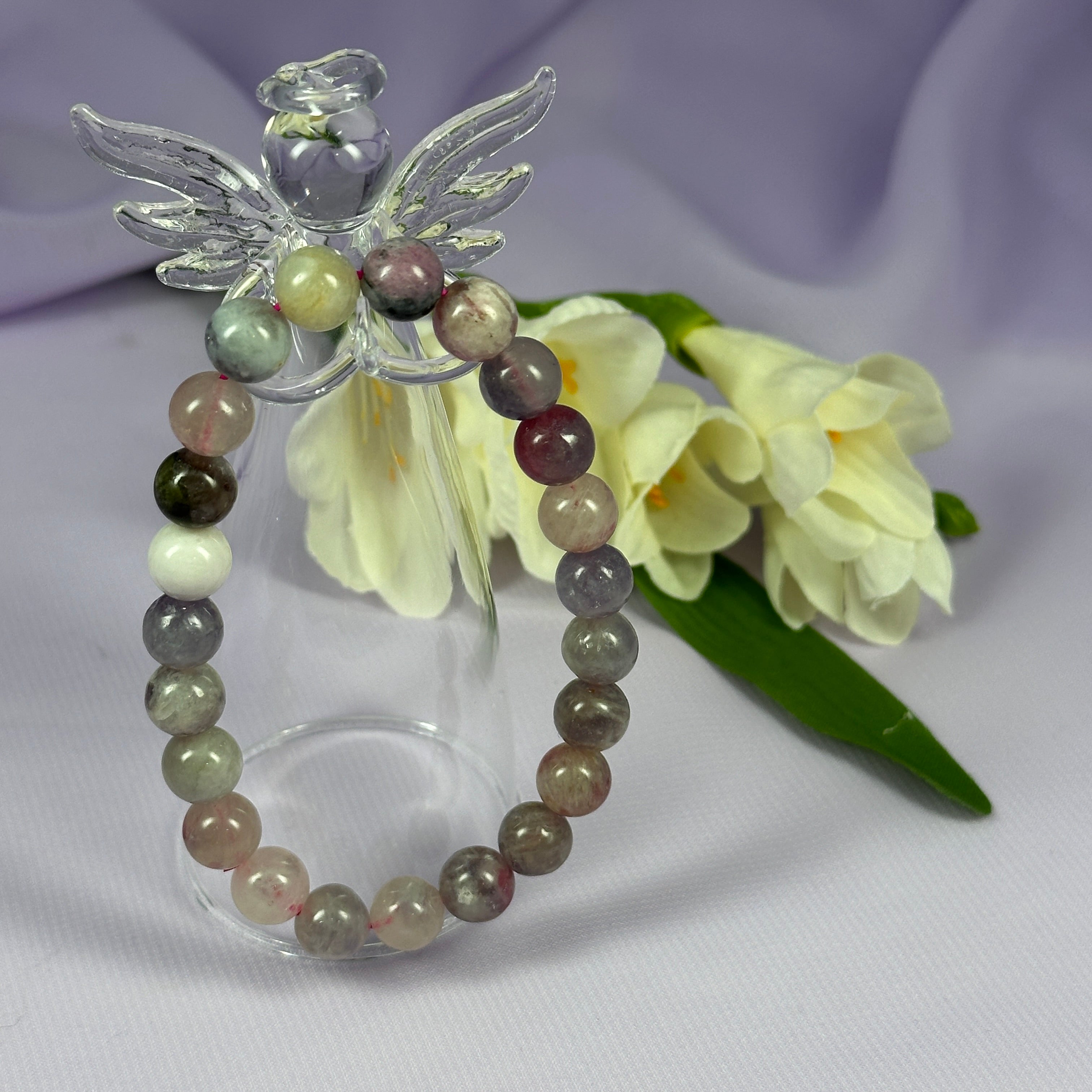 New!! Unicorn Stone bead bracelet 19.8g SN54769