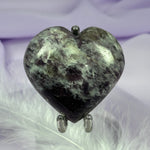 New!! large Unicorn Stone polished heart 81g SN56207
