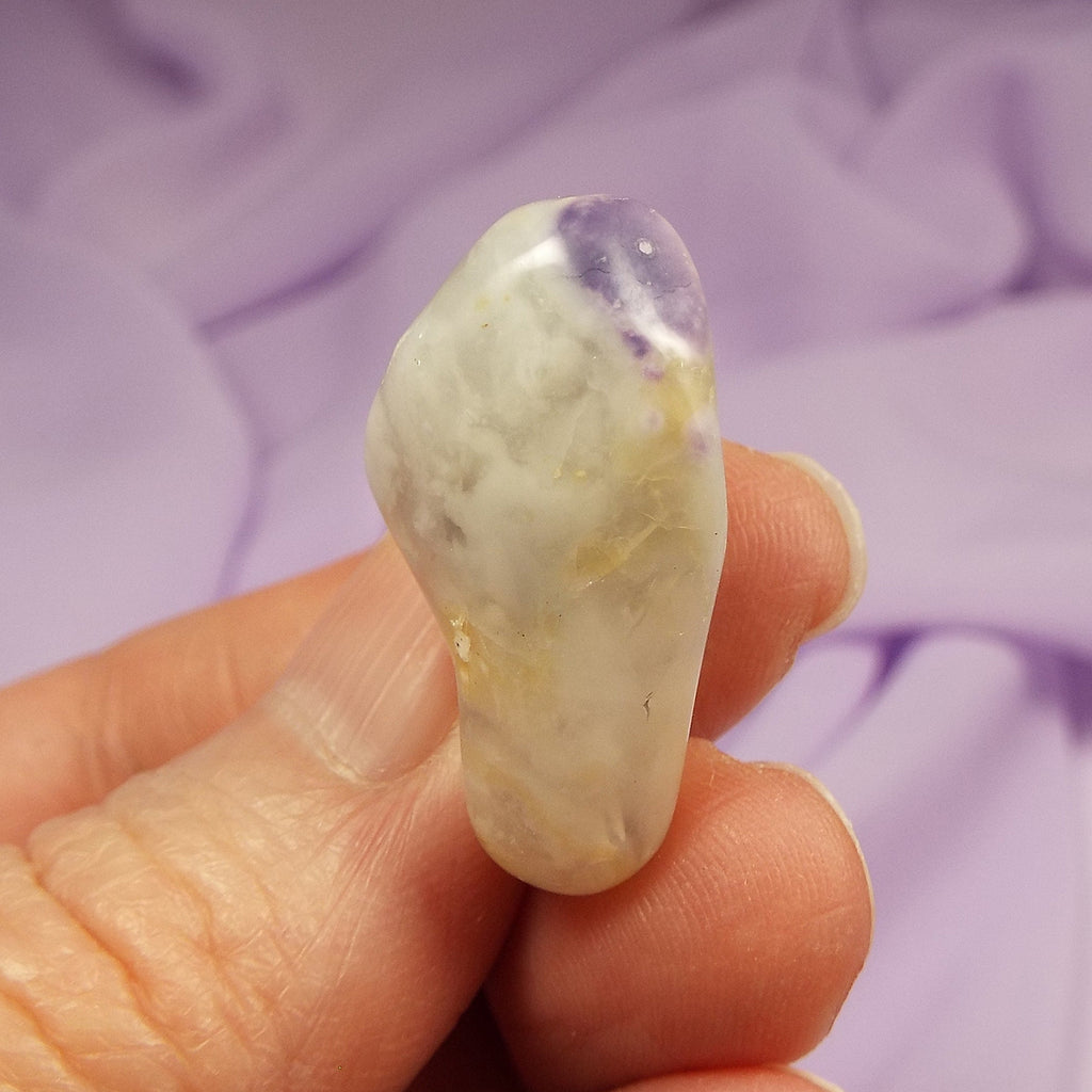 Rare small Violet Flame Opal tumble stone 5.8g SN34333