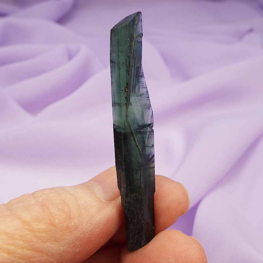 Rare natural 6cm long Vivianite crystal, wand 4.6g SN54433