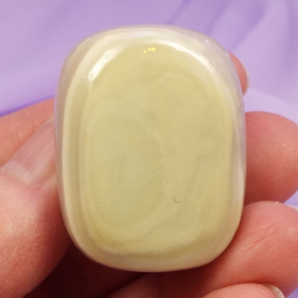 Large Banded Onyx tumblestone 'Heal Old Wounds' 34g SN52160