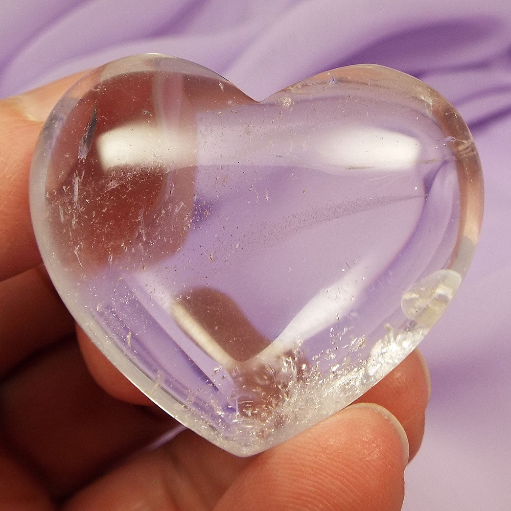 Clear Quartz crystal heart 'Spiritual Growth' 37g SN52254
