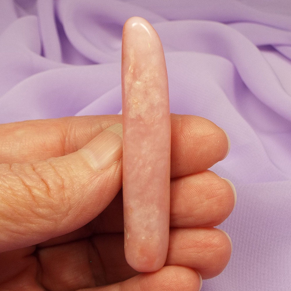 AA Pink Opal crystal tumble stone, wand 11.7g SN53169