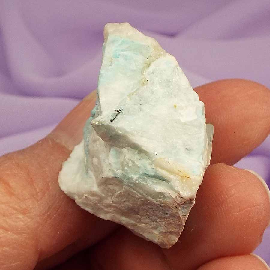 Small natural piece Blue Aragonite crystal, Spain 22g SN48472