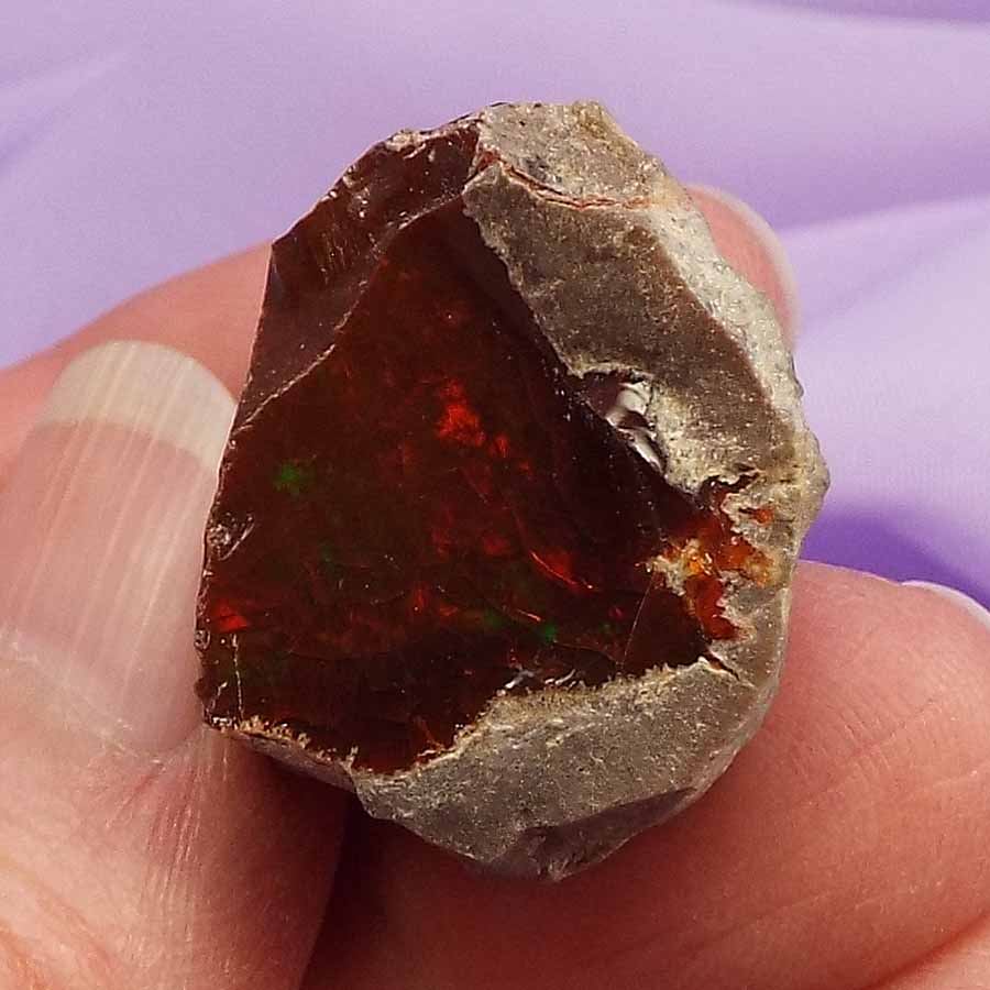 Natural Chocolate Opal, Flashes 'Express Your True Self' 10.2g SN37024