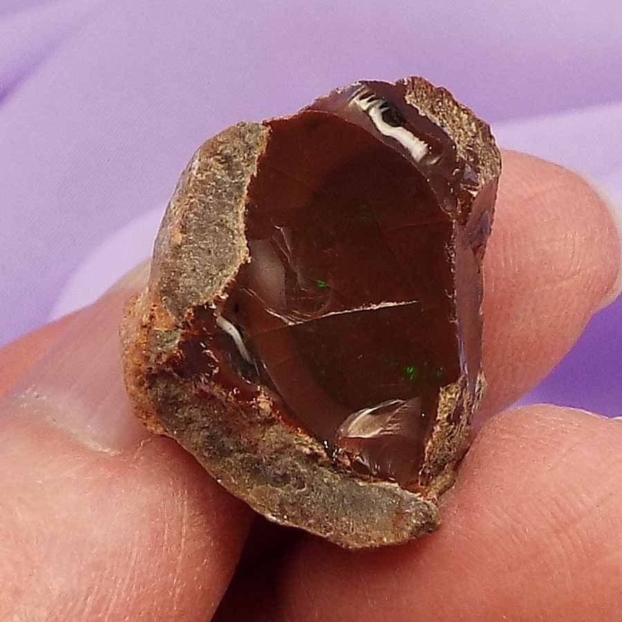 Natural Chocolate Opal, Flashes 'Express Your True Self' 5.4g SN37026