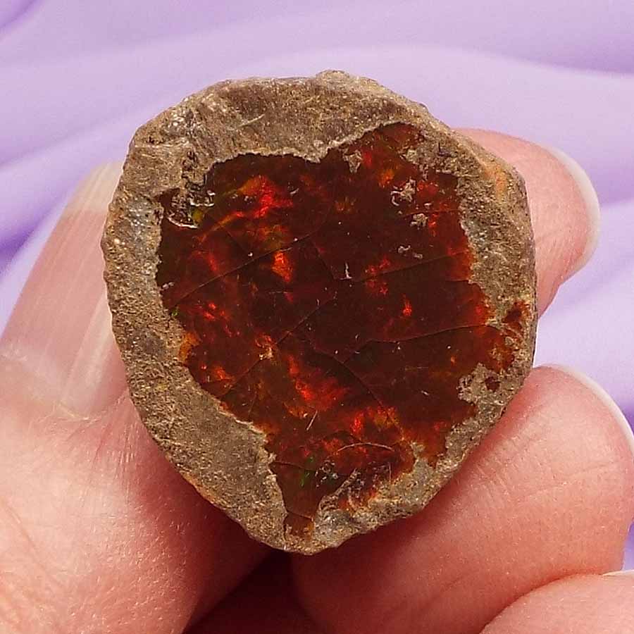 Natural Chocolate Opal, Flashes 'Express Your True Self' 7.7g SN37041