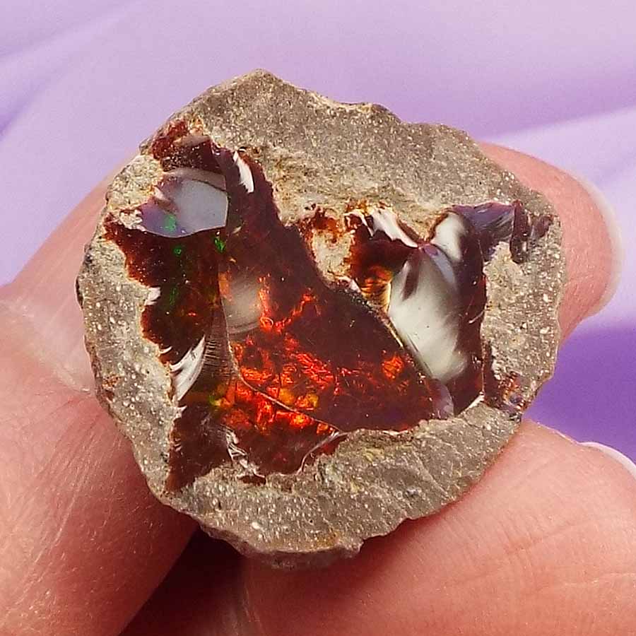Natural Chocolate Opal, Flashes 'Express Your True Self'
