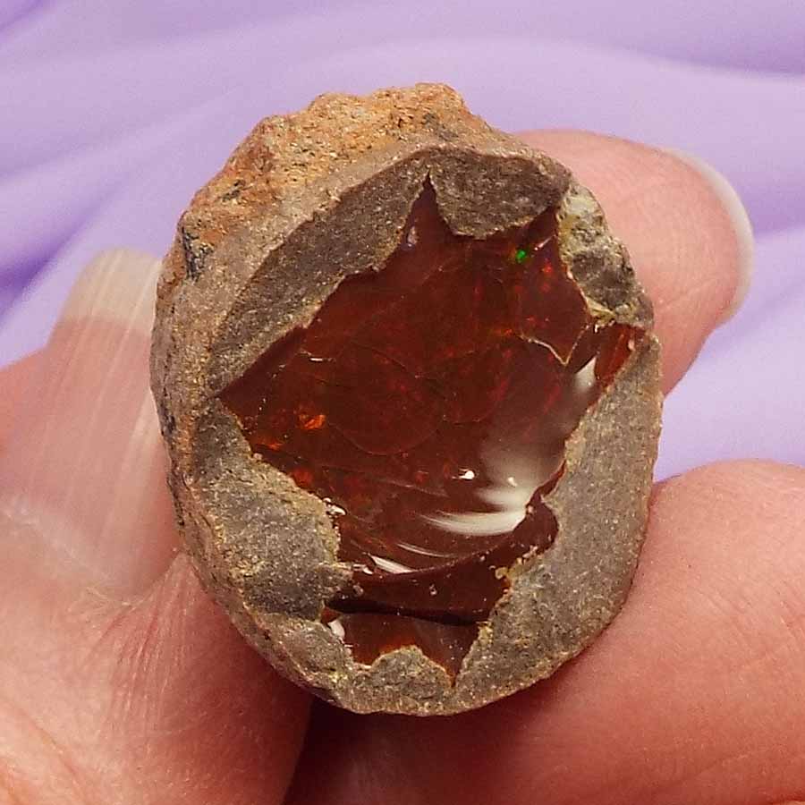 Natural Chocolate Opal, Flashes 'Express Your True Self' 8.5g SN37474