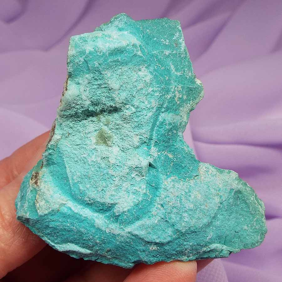 Natural piece Chrysocolla crystal 'Accept Change With Serenity' 37g SN52060
