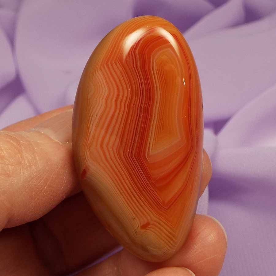 Beautiful Mad River Agate polished stone 25g SN39743