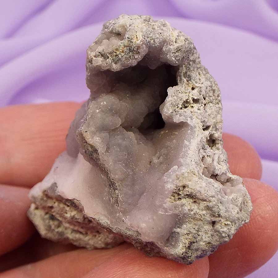 Pink Smithsonite crystal on matrix 'Let Go Of Past Pain' 70g SN52075