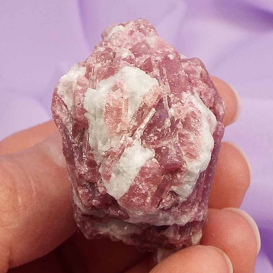 Natural piece Pink Tourmaline in Quartz 44g SN43654