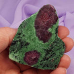 Polished Ruby in Fuchsite slice 'Change The World' 55g SN19714