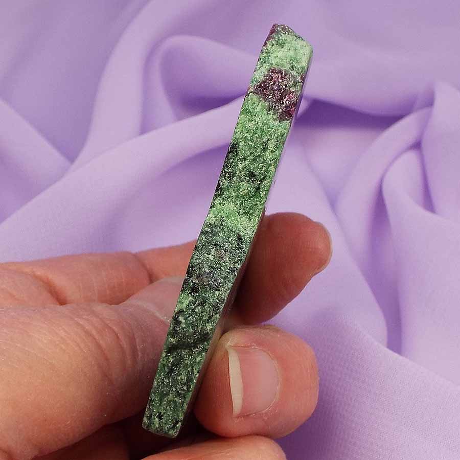 Polished Ruby in Fuchsite slice 'Change The World' 55g SN19714