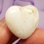 Small Scolecite pocket heart 'Achieve Inner Peace' 9.1g SN54254