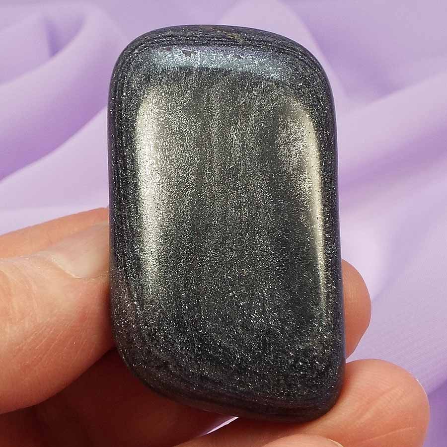 Rare sparkly Specular Hematite stone 'Contact with Other Worlds 45g SN54456