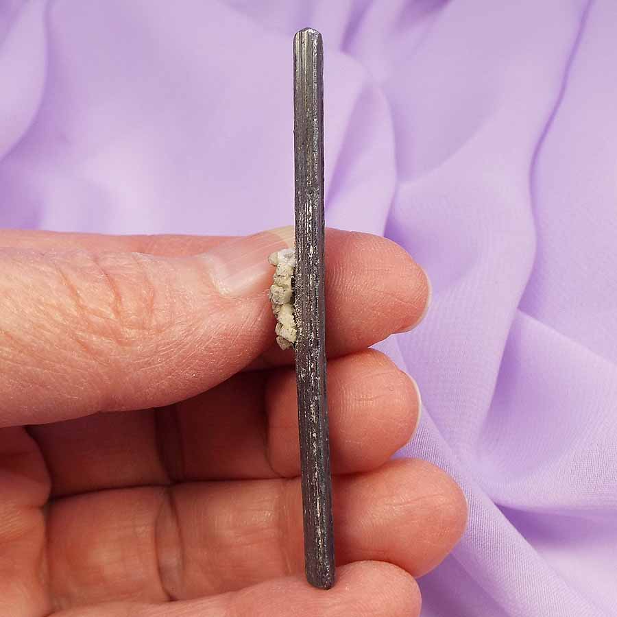 Natural Stibnite crystal, natural wand 'Release The Negative' 4.8g SN52014
