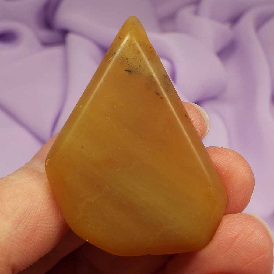 Rare polished piece Yellow Opal crystal 10.0g SN27879