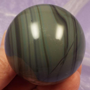 Platinum Obsidian 45mm sphere 'Emotional Change' 132g SN48746