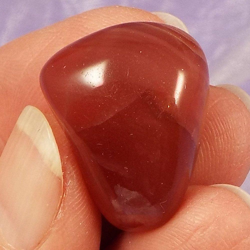 Beautiful polished stone AAA grade Rhodochrosite 11.0g SN44005