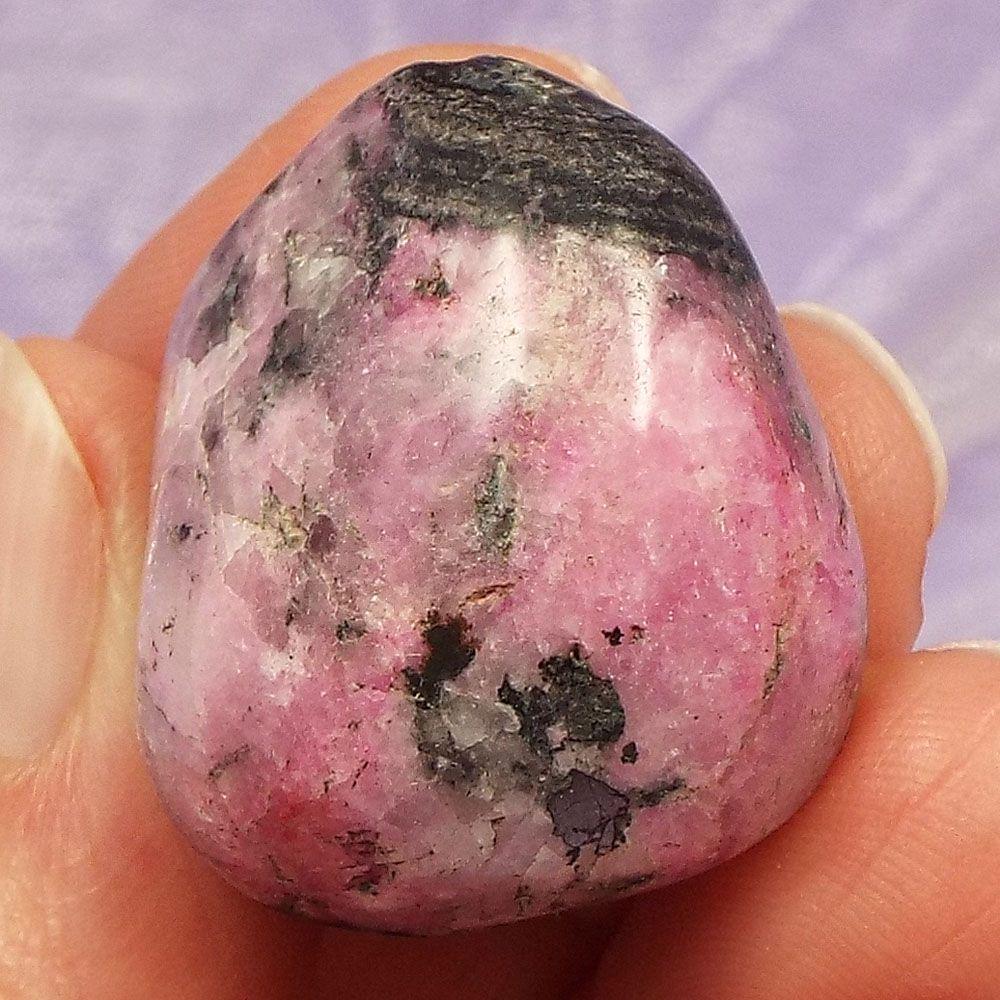 Rare Cobaltean Calcite tumblestone 'Emotional Healing' 16.4g SN40451