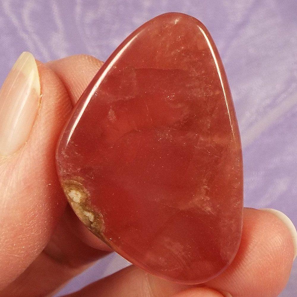 Beautiful polished piece gem Rhodochrosite 'Love and Compassion' 16.7g SN34334