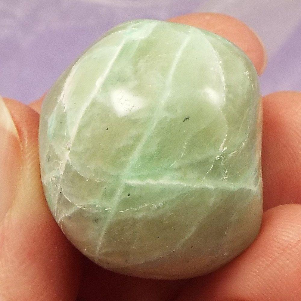 Rare large Garnierite tumblestone 'Embrace Your Divinity' 27g SN46991