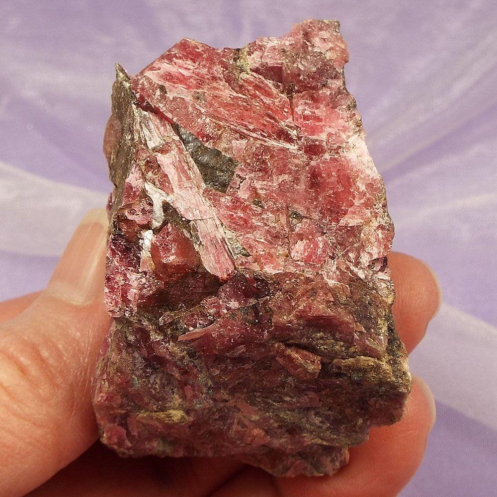 Natural piece Rhodonite crystal from Minas Gerias 110g SN50146