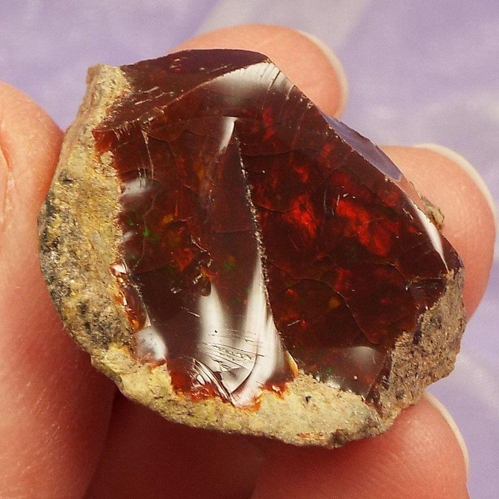 Natural Chocolate Opal, Flashes 'Express Your True Self' 11.0g SN37039