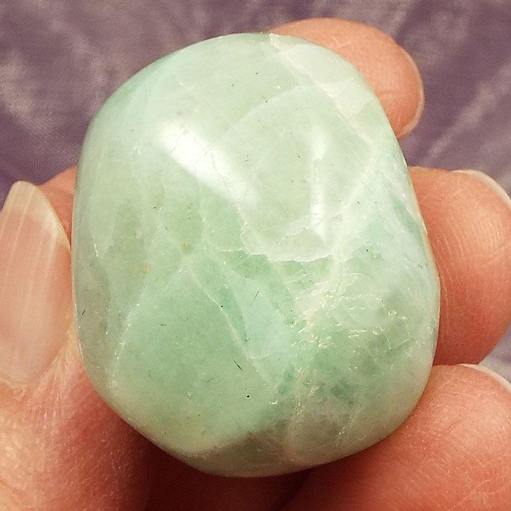 Rare large Garnierite tumblestone 'Embrace Your Divinity' 25g SN44483